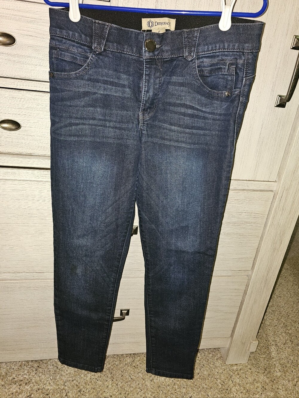 Democracy Ab Solution Women's Blue Skinny Jeans Size 8